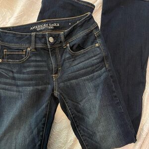 American Eagle Outfitters Women's Dark Blue Jeans Boot Cut